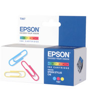 Epson Ink Cartridge Colour T067 (Paperclip)