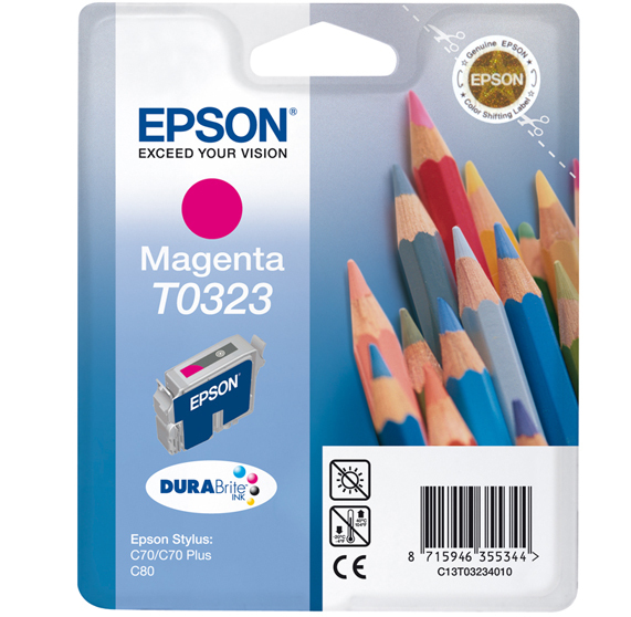 Epson T0323 Magenta DURABrite Ink Cartridge (Pencils)
