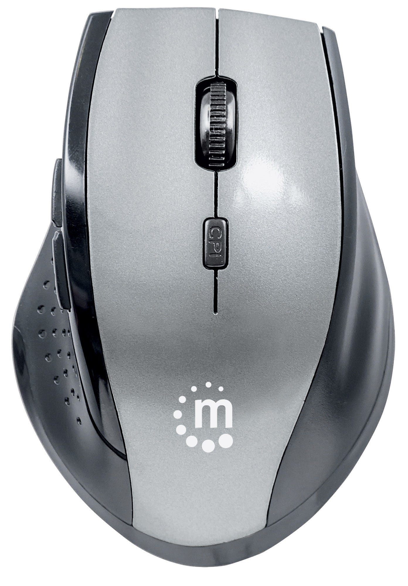 Manhattan Curve Wireless Mouse, Grey/Black, Adjustable DPI (800, 1200 or 1600dpi) – image 3