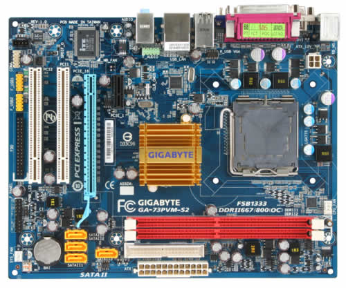 GIGABYTE GA-73PVM-S2 motherboard LGA 775 (Socket T) micro ATX – image 1