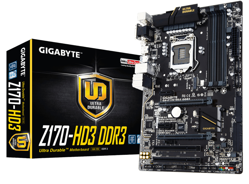 GIGABYTE GA-Z170-HD3 DDR3 – image 1