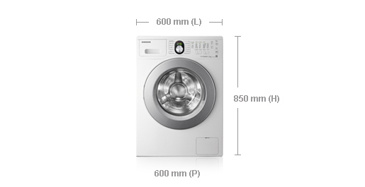 Samsung WF1704WSV washing machine Front-load – image 2