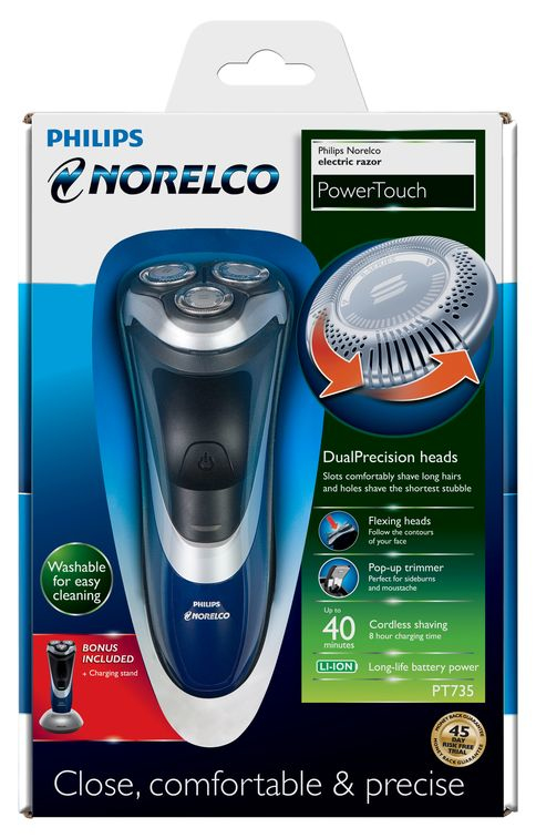 Philips Norelco PowerTouch dry electric razor PT735/41 – image 2