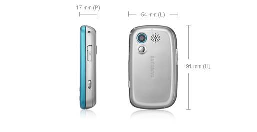 Samsung GT-B3310 5.08 cm (2") 101 g Blue – image 9