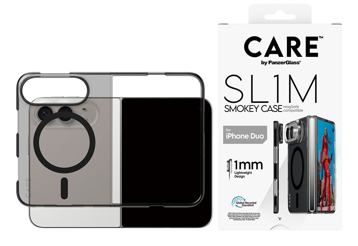 PanzerGlass CARE™ by PanzerGlass® SL1M Case Smokey w. Black MagSafe iPhone Duo – image 2