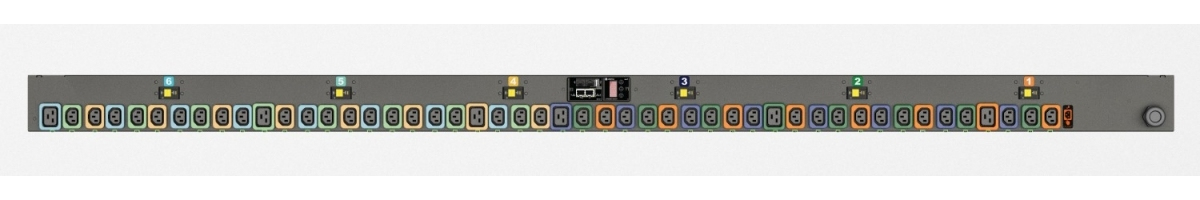 Vertiv Geist MNS3EHW1-48MI13-3PS56B0A10-S-A power distribution unit (PDU) 48 AC outlet(s) 0U Black