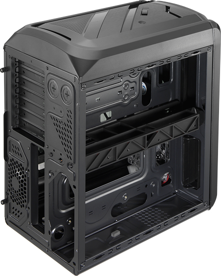 Aerocool AE-GTRS600 computer case Midi Tower Black – image 1