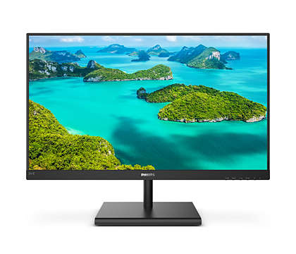 MONITOR LED PHILIPS IPS 24 / NEGRO / HDMI Y VGA / ASPECTO 169 / TR 4 MS / RESOLUCION 1920X1080 / BRILLO 250 CD/M2 / FLICKERFREE / LOW BLUE MODE / AMD FREESYNC / VESA 100X100 - 241E1S