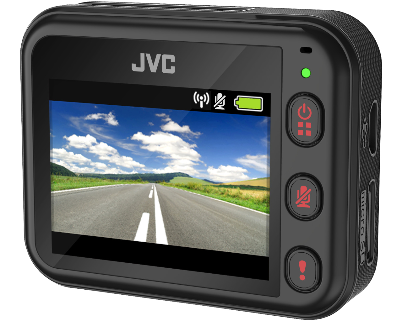 JVC GC-DRE10-S dashcam Full HD Wi-Fi Battery, USB Black – image 4