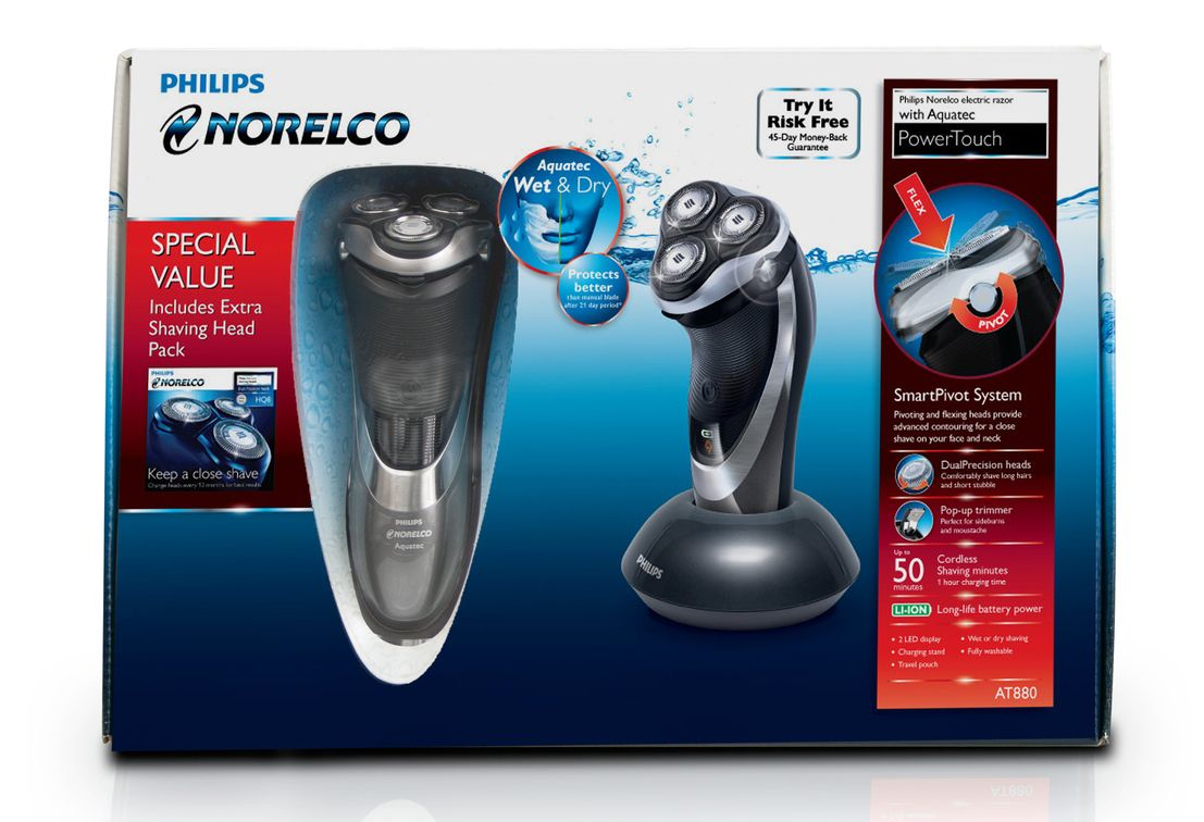 Philips Norelco wet and dry electric razor AT880/44 – image 5