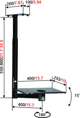 TVB 040 Ceiling support
