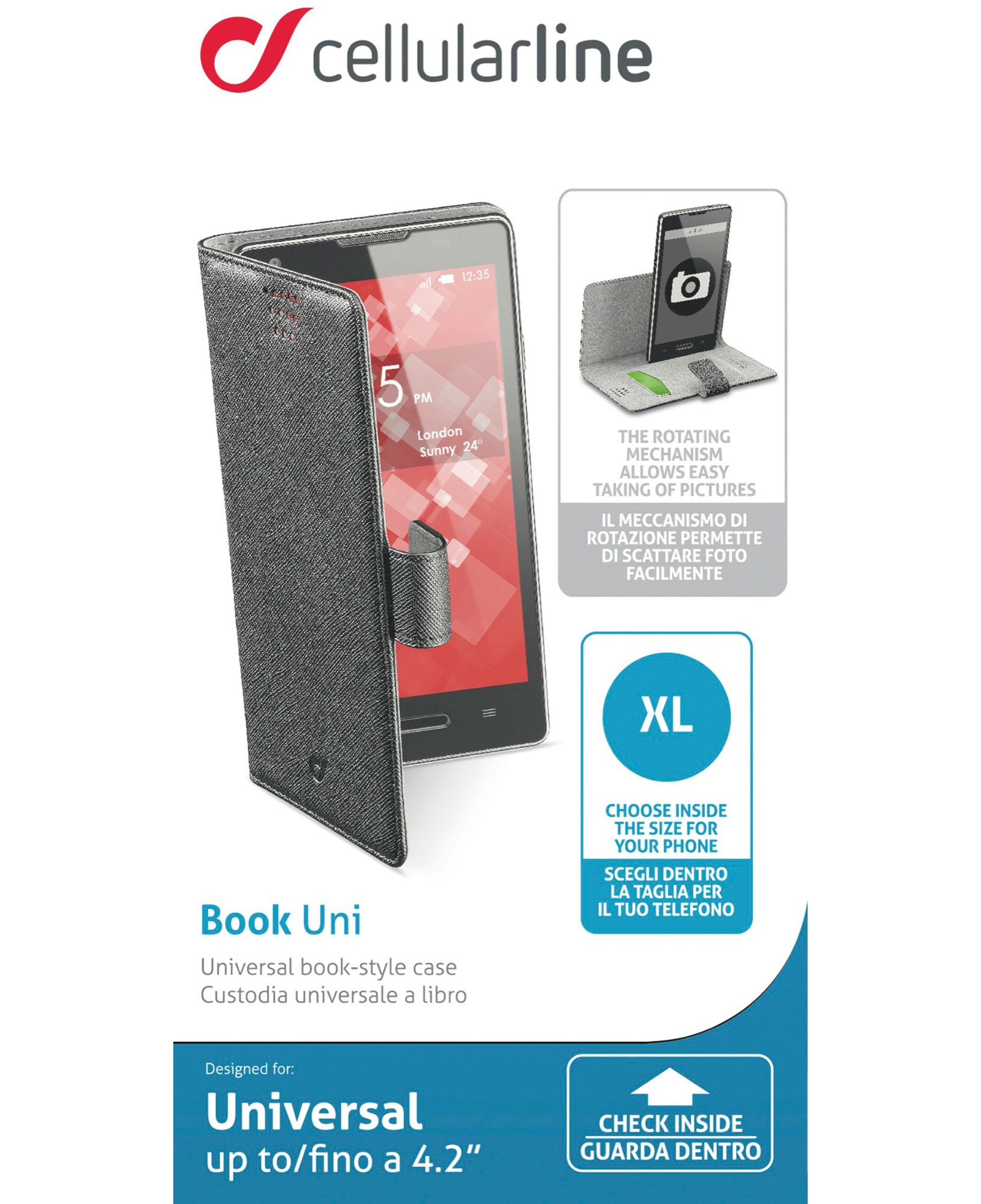 Cellularline Book Uni - Smartphones up to 4.2” – image 5