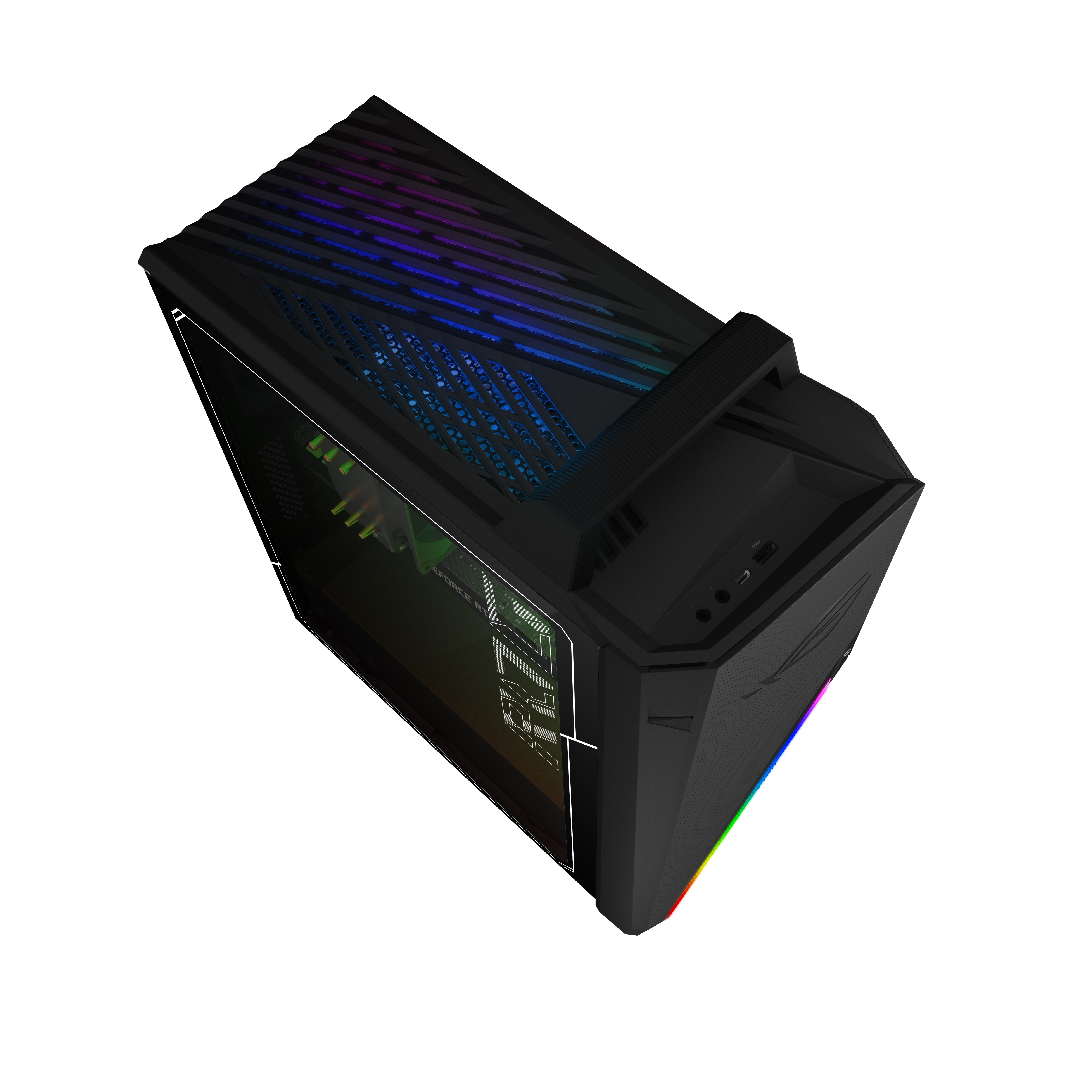 ASUS ROG G15DH-UK098T PC AMD Ryzen™ 5 3600X 8 GB DDR4-SDRAM 512 GB SSD NVIDIA GeForce GTX 1660 SUPER Windows 10 Home Midi Tower Black image 2