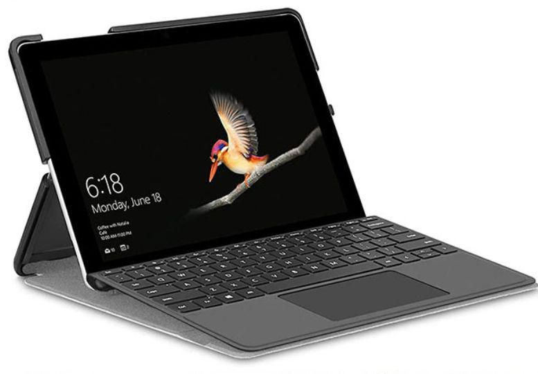 eSTUFF HOUSTON Folio Case for Microsoft Surface Go 3 - Black – image 3