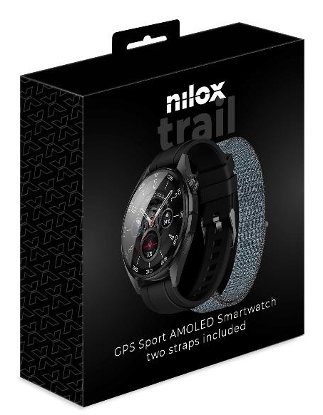 Nilox Sportivo 3.63 cm (1.43") AMOLED Digital 466 x 466 pixels Touchscreen Black GPS (satellite) – image 6