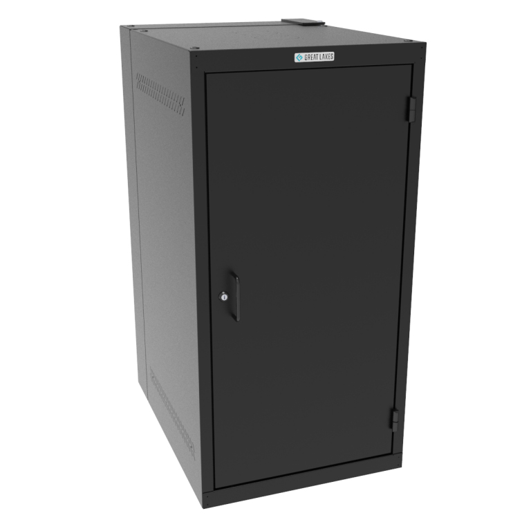 Vertiv GL48WDS-B-00 rack cabinet 25U Wall mounted rack Black – image 1