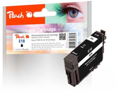 Peach 320143 ink cartridge 1 pc(s) Compatible Standard Yield Black