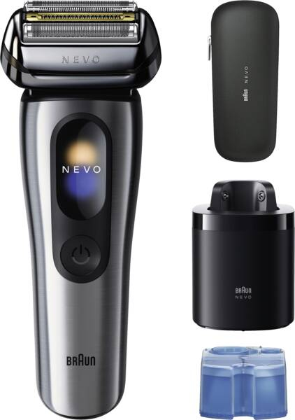 Braun NEVO 917667 men's shaver Foil shaver Trimmer Silver – image 1