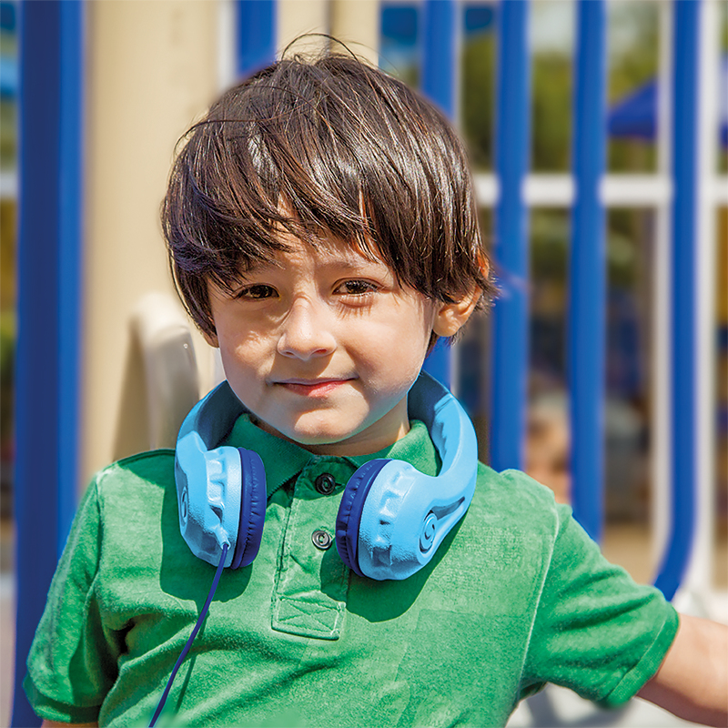 LogiLink HS0045 headphones/headset Wired Head-band Music Blue – image 7