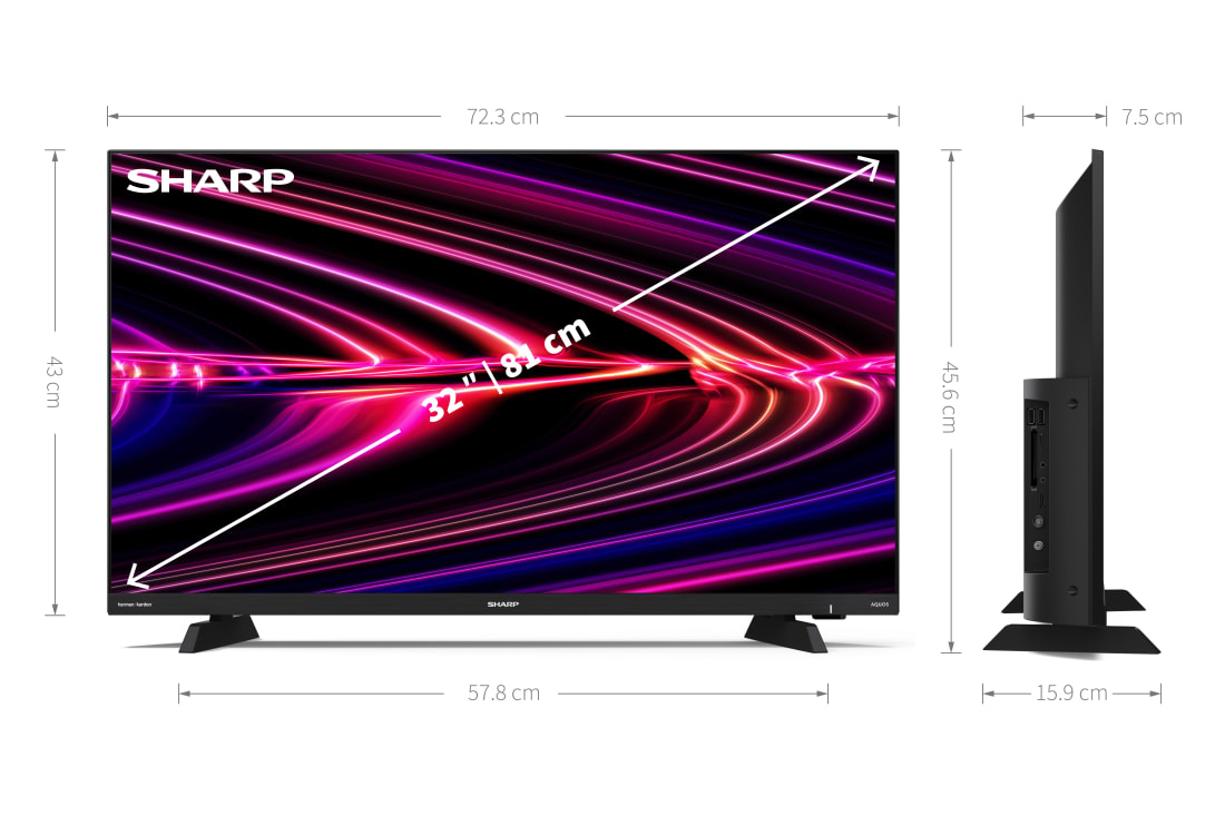 Sharp 32EF2E 81.3 cm (32") HD Smart TV Wi-Fi Black – image 8