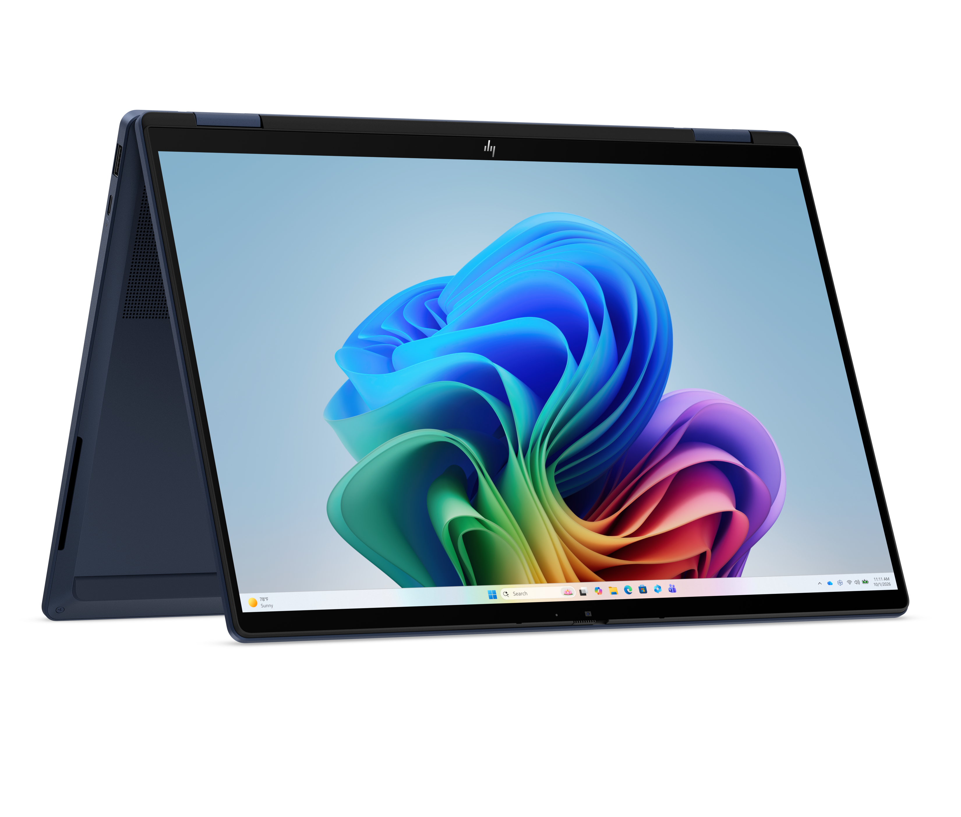 HP DQ8R8EA laptop Copilot+ PC Intel Core Ultra 5 325 35.6 cm (14″) Touchscreen 2K 16 GB LPDDR5x-SDRAM 512 GB SSD Wi-Fi 7 (802.11be) Windows 11 Home Blue image 1