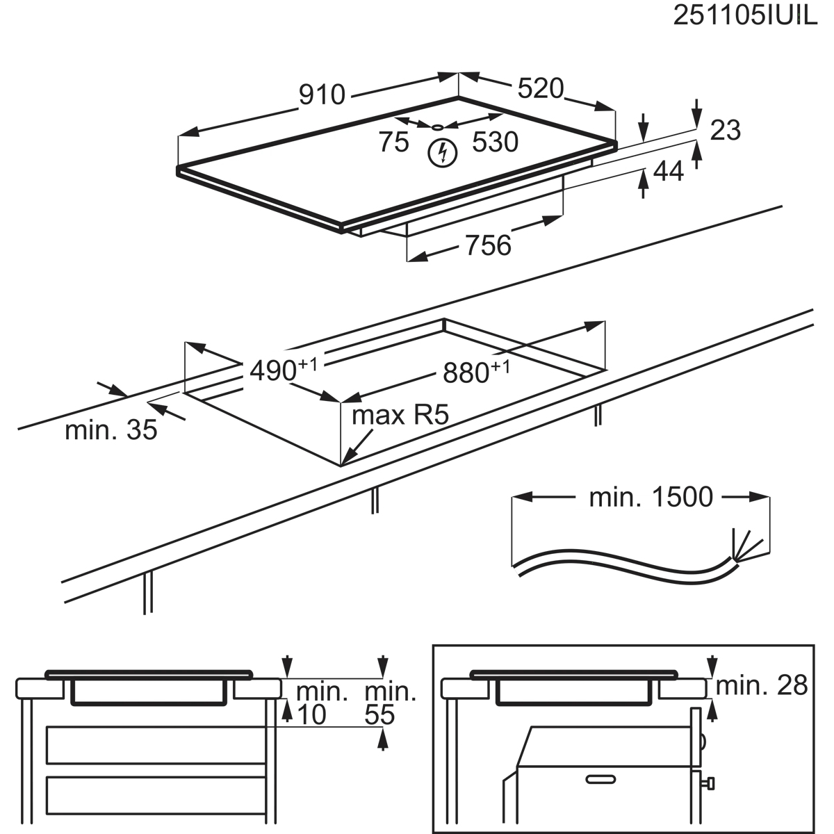 AEG NIK95I00FB Black Built-in – image 8
