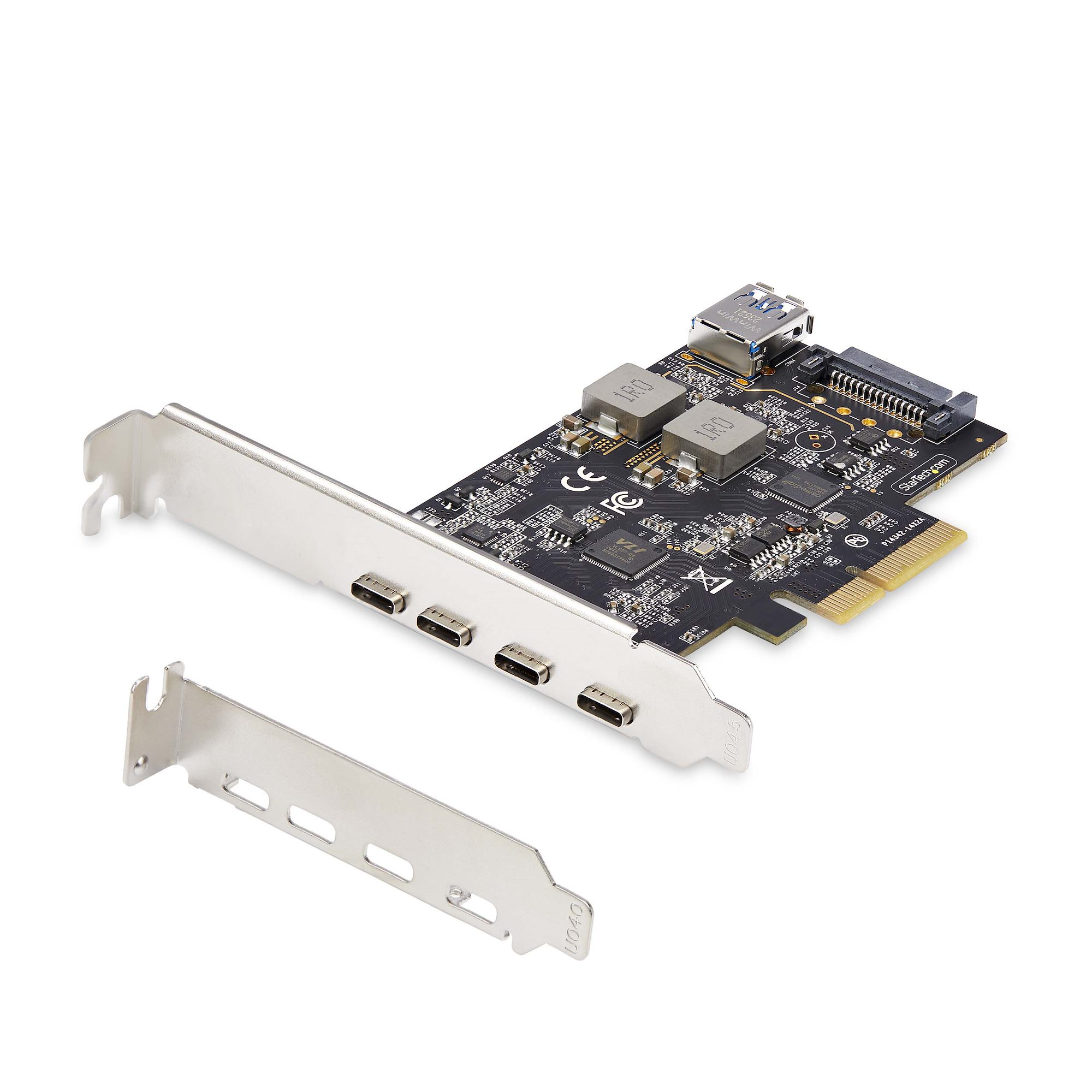 StarTech.com Scheda di Espansione PCIe USB a 5 porte USB 3.2 10Gbps scheda PCI Express con 4 porte USB-C 1 porta interna USB-A