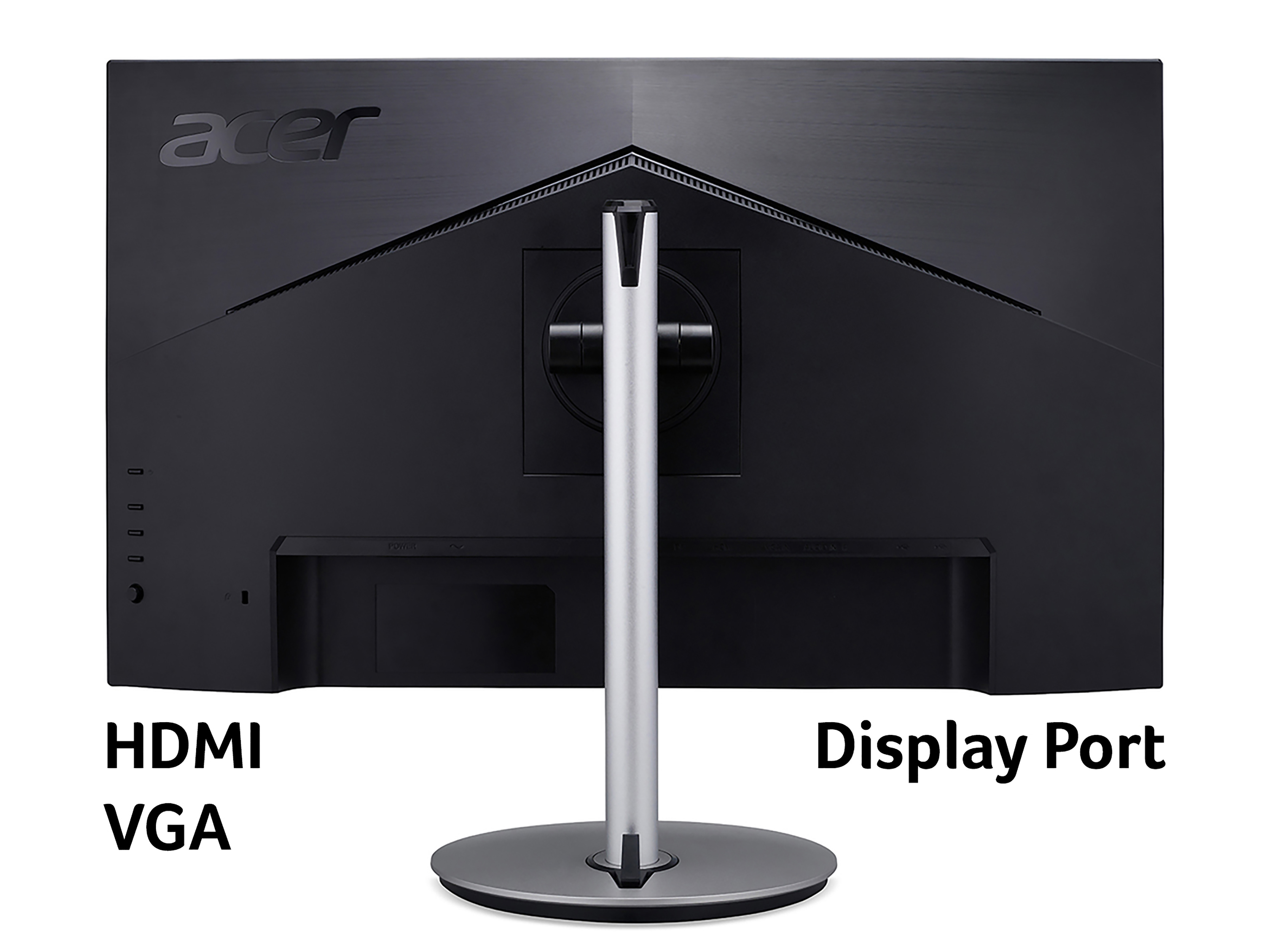 Acer CB2 CB242Ysmiprx 23.8 inch FHD Monitor (IPS Panel, FreeSync, 75Hz, 1ms, HDR 10, Height Adjustable Stand, DP, HDMI, VGA, Silver/Black) image 4