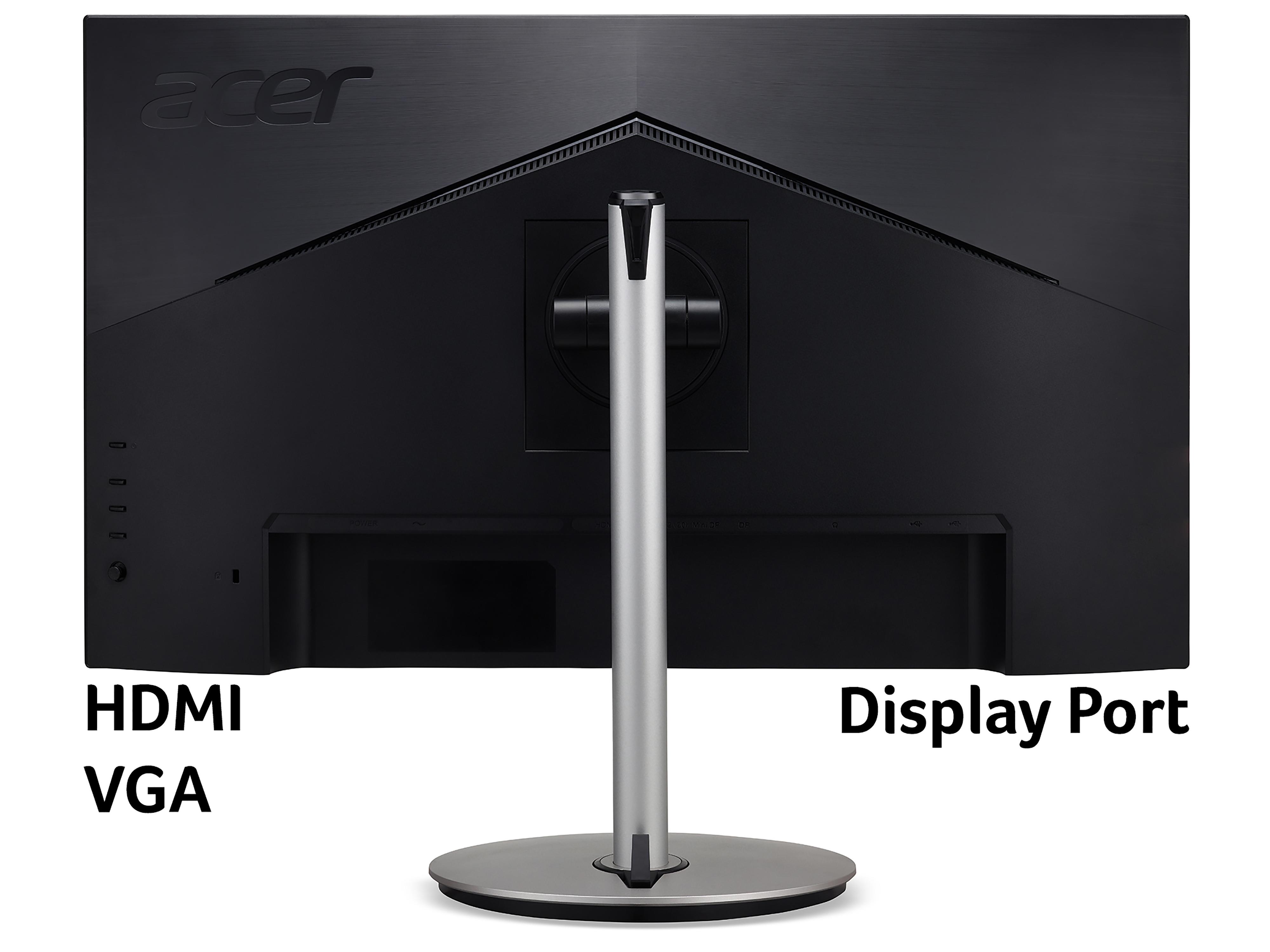 Acer CB2 CB282Ksmiiprx 28 inch UHD Monitor (IPS Panel, FreeSync, 60Hz, 4ms, HDR 10, Height Adjustable Stand, DP, HDMI, Silver/Black) image 4
