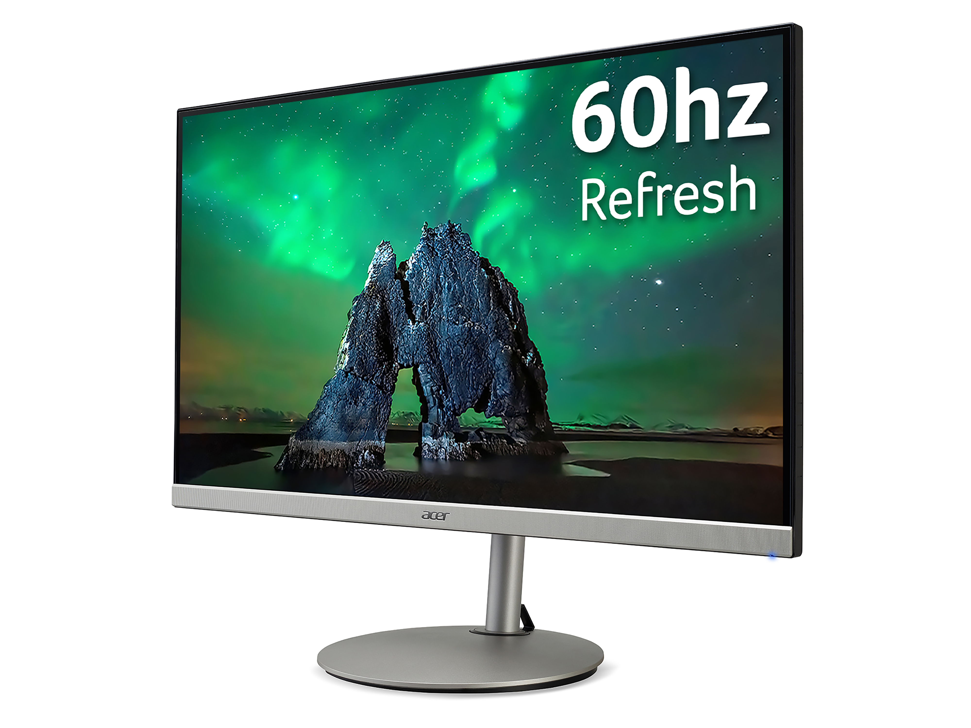 Acer CB2 CB282Ksmiiprx 28 inch UHD Monitor (IPS Panel, FreeSync, 60Hz, 4ms, HDR 10, Height Adjustable Stand, DP, HDMI, Silver/Black) image 2