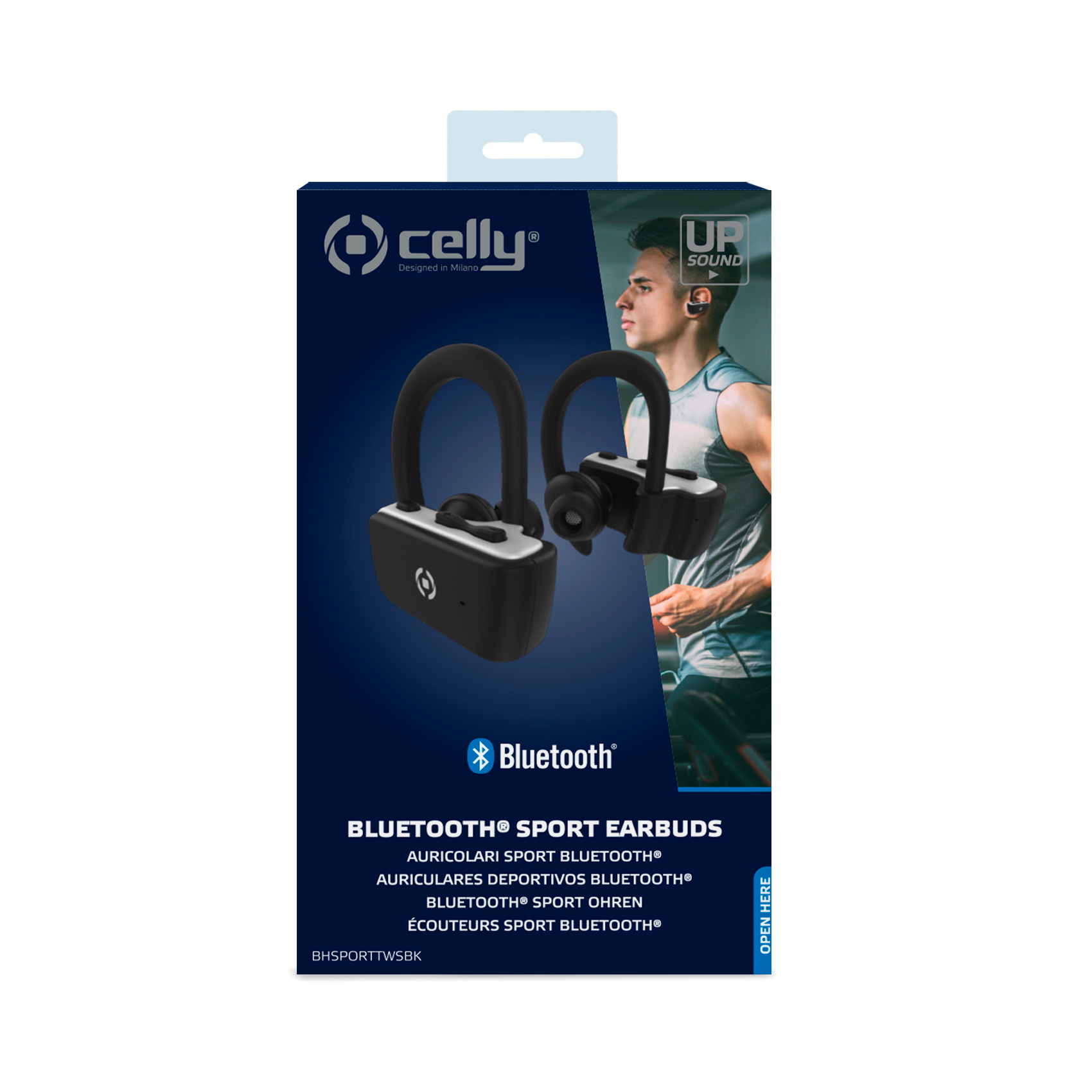 Celly BHSPORTTWS Headset Wireless Ear-hook Sports Micro-USB Bluetooth Black – image 6