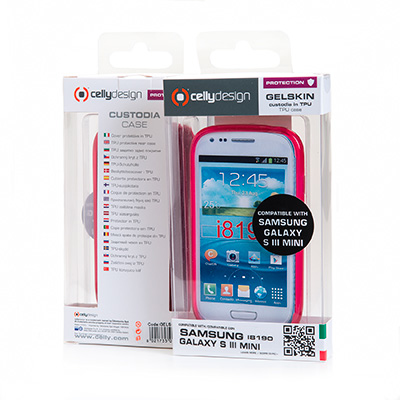 Celly GELSKIN280P mobile phone case Folio Pink – image 4