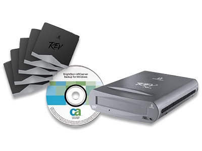 Iomega REV 70GB USB 2.0 Server Backup & Disaster Recovery Kit