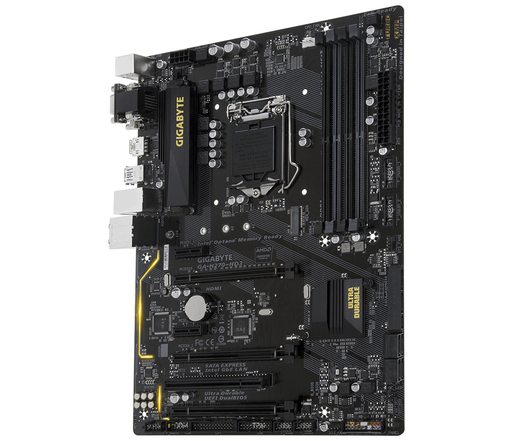 GIGABYTE GA-H270-HD3 motherboard Intel® H270 LGA 1151 (Socket H4) ATX