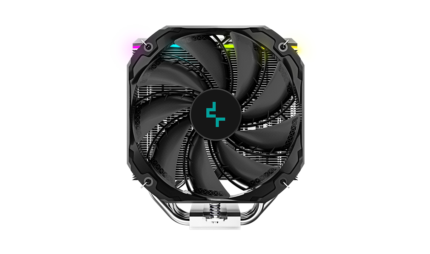 Disipador Deepcool AS500 - 4-Pines - 1200 RPM - RGB - Negro - R-AS500-BKNLMN-G Disipador Deepcool AS500 - 4-Pines - 1200 RPM - RGB - Negro - R-AS500-BKNLMN-G