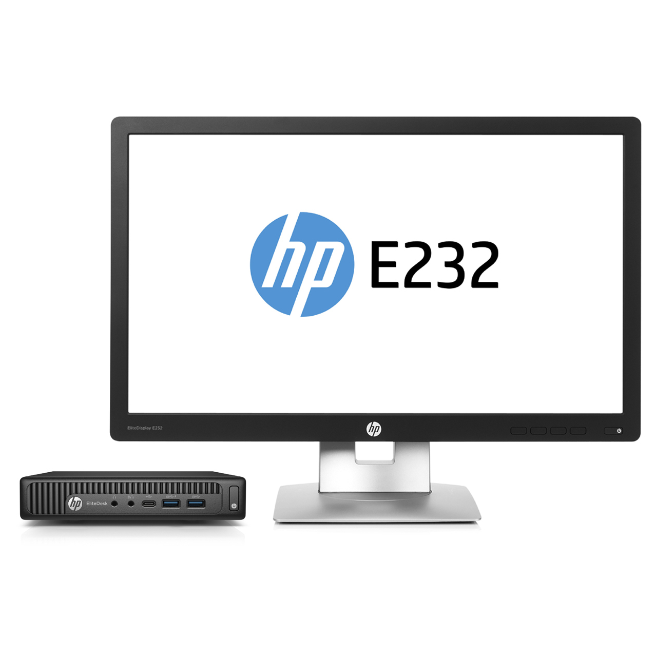 HP 800 35W G2 Mini + EliteDisplay E232