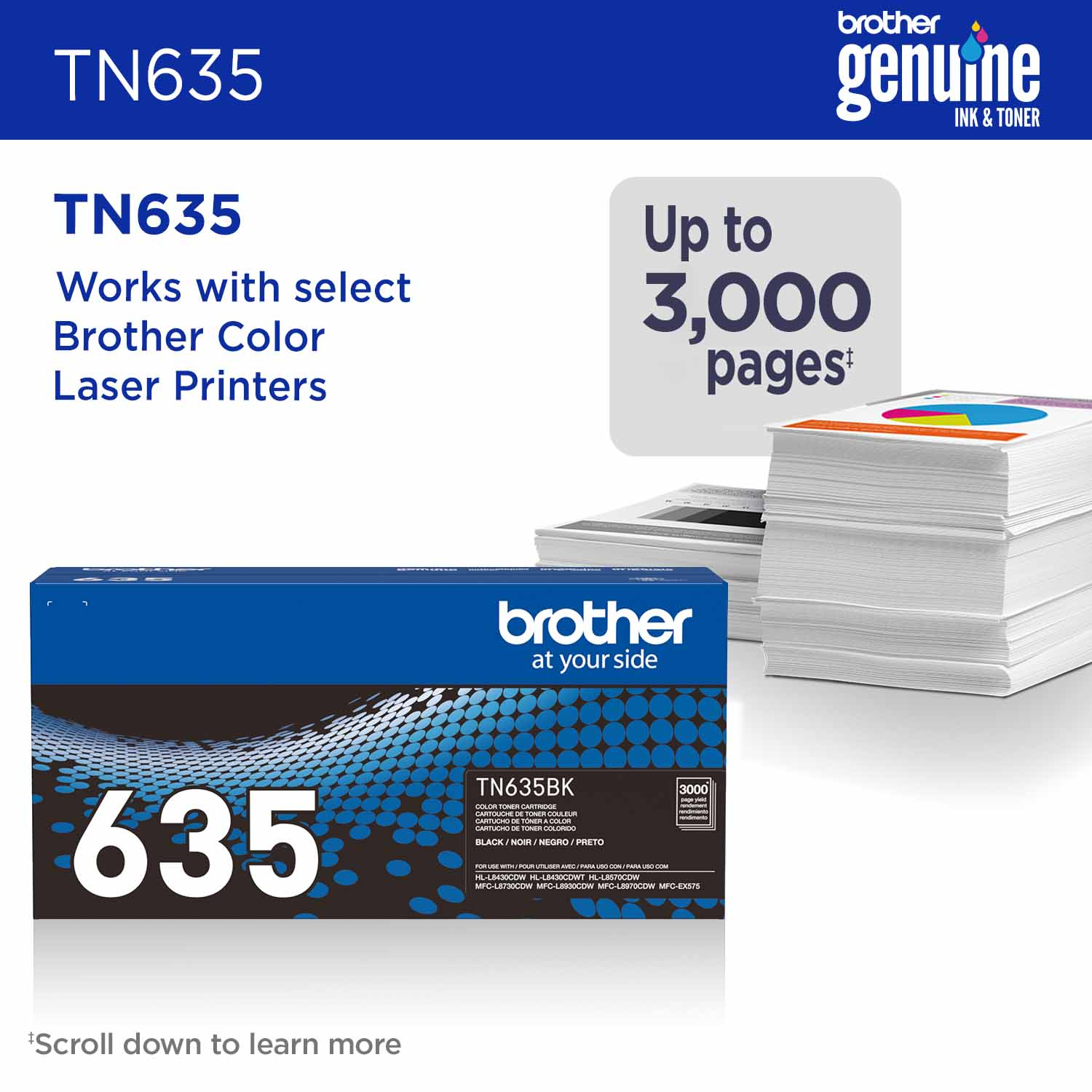 Brother TN-635BK toner cartridge 1 pc(s) Original Black – image 2