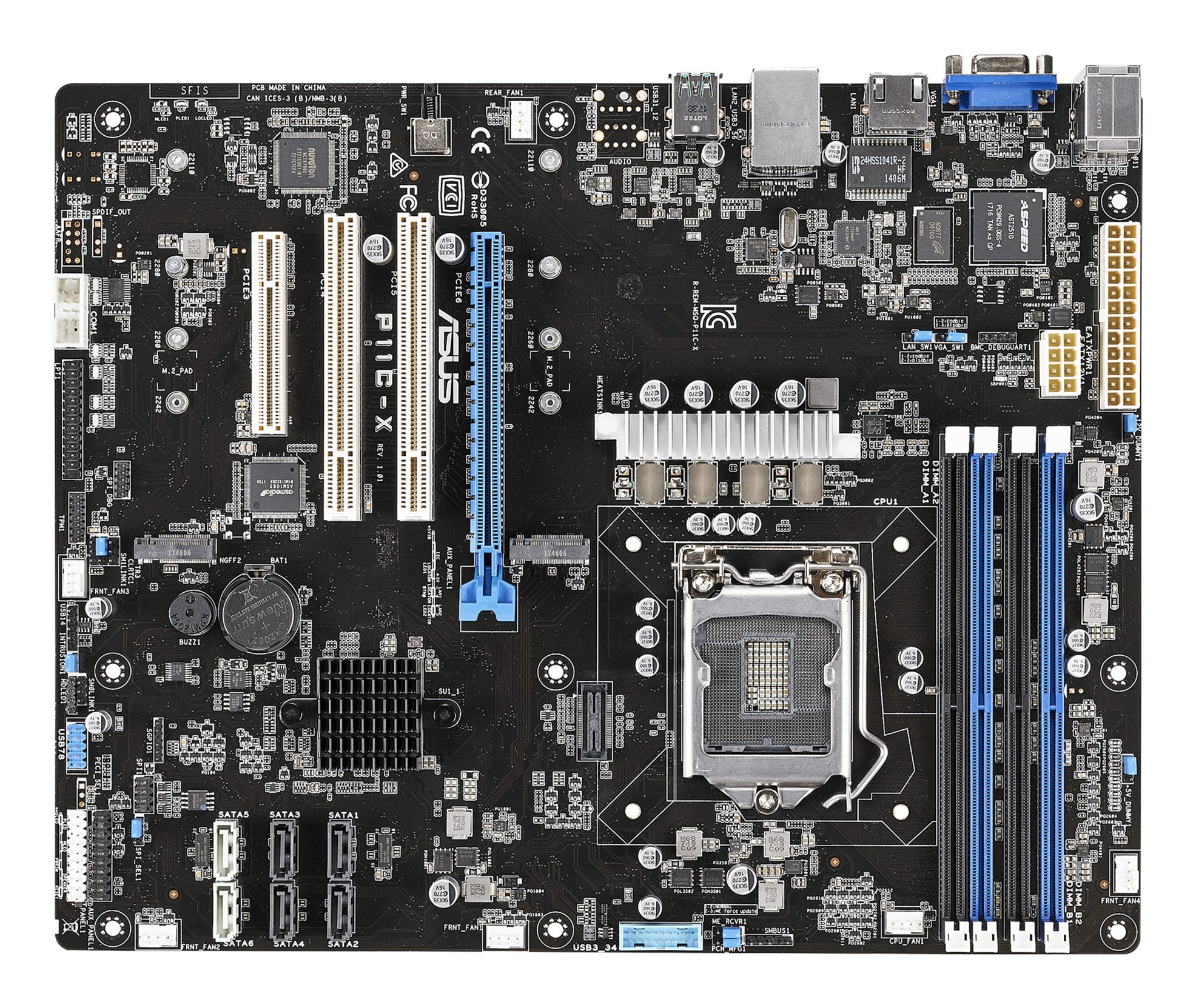 ASUS P11C-X Intel C242 LGA 1151 (Socket H4) ATX – image 2