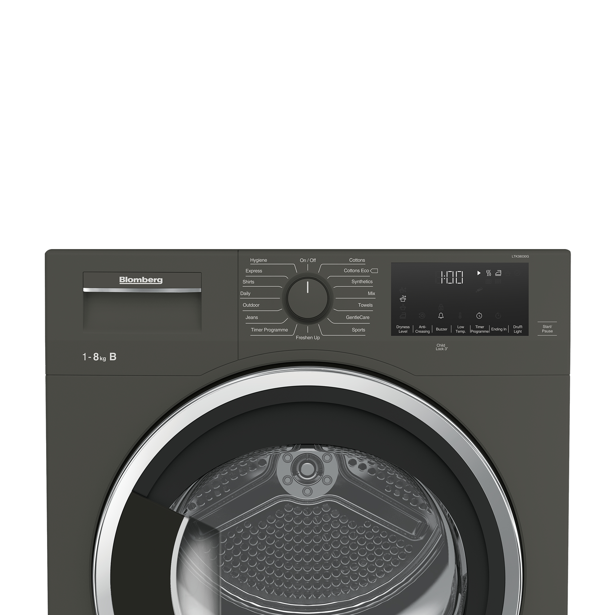 Blomberg LTK38030G 8kg Freestanding Condenser Tumble Dryer with Sensor Programmes – image 4