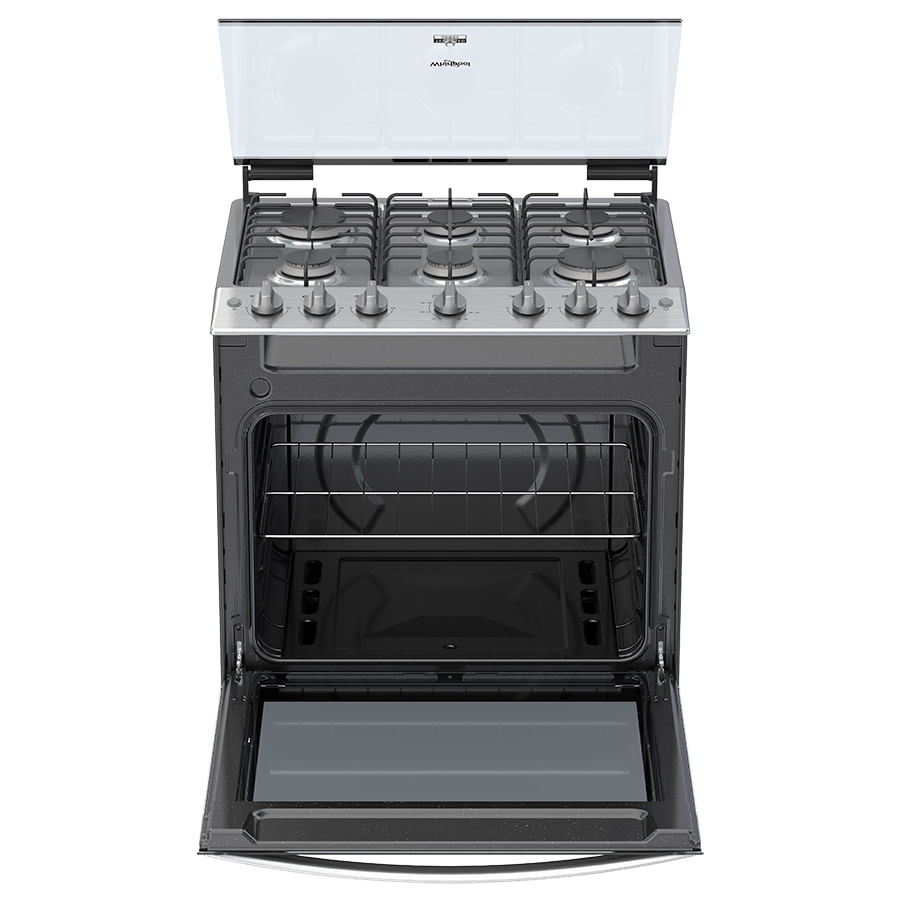 Whirlpool WFR3300D cooker Freestanding cooker Gas Grey – image 2
