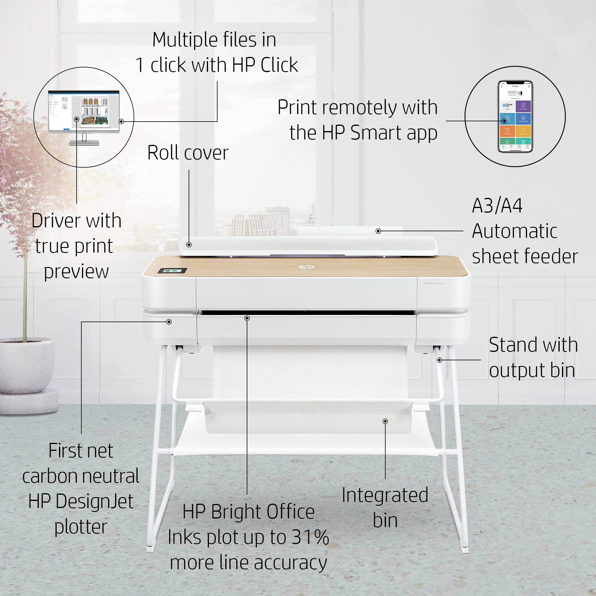 HP DesignJet Studio 24-in Printer – image 8