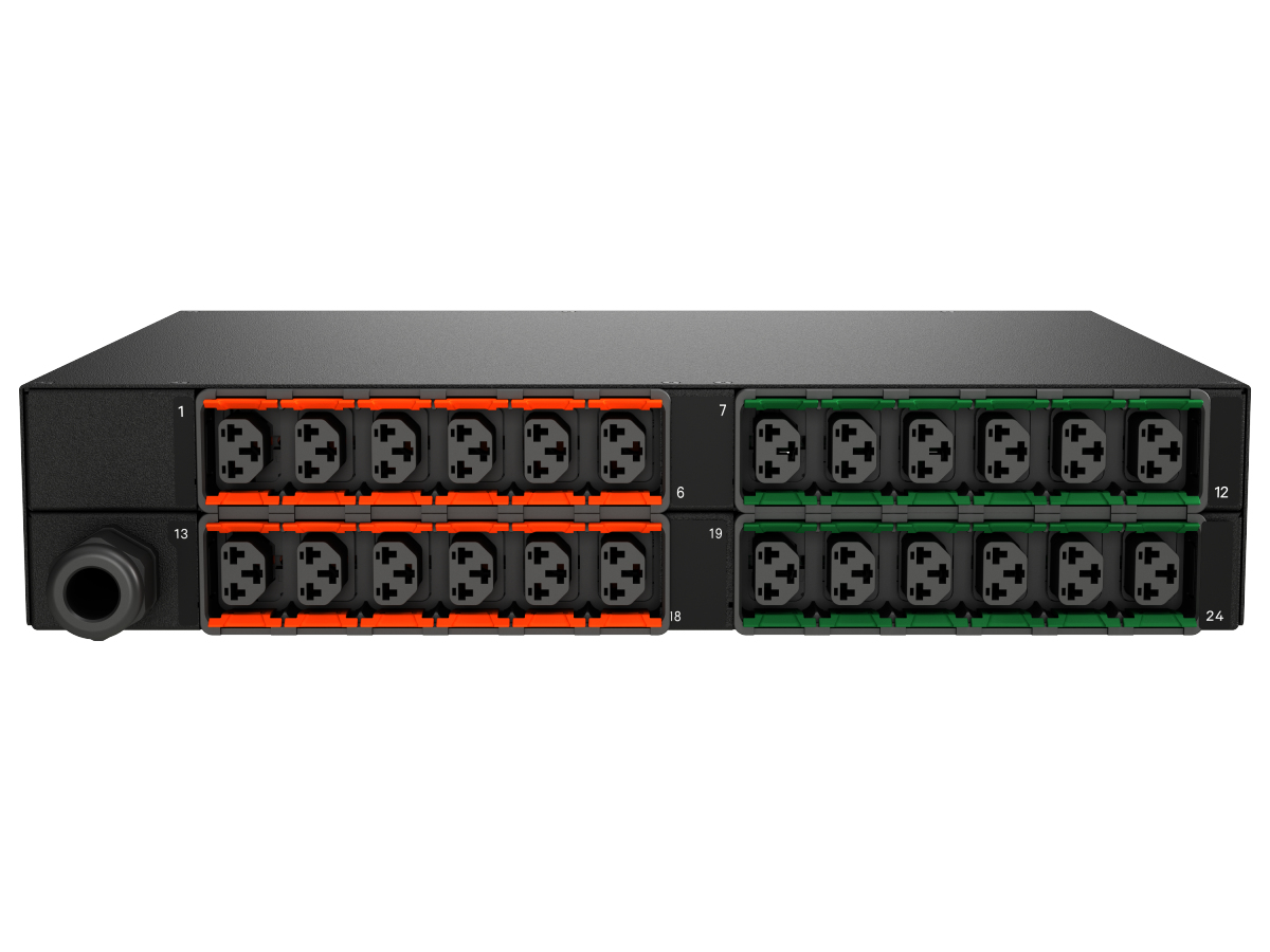 Vertiv Geist MNU3EDR6-24CF18-3TL14A0H10-S power distribution unit (PDU) 24 AC outlet(s) 0U Black – image 2