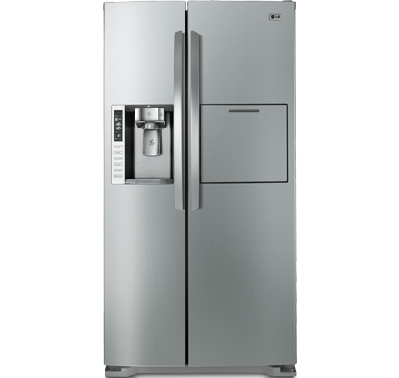 LG GR-P247CNNV side-by-side refrigerator Freestanding Stainless steel