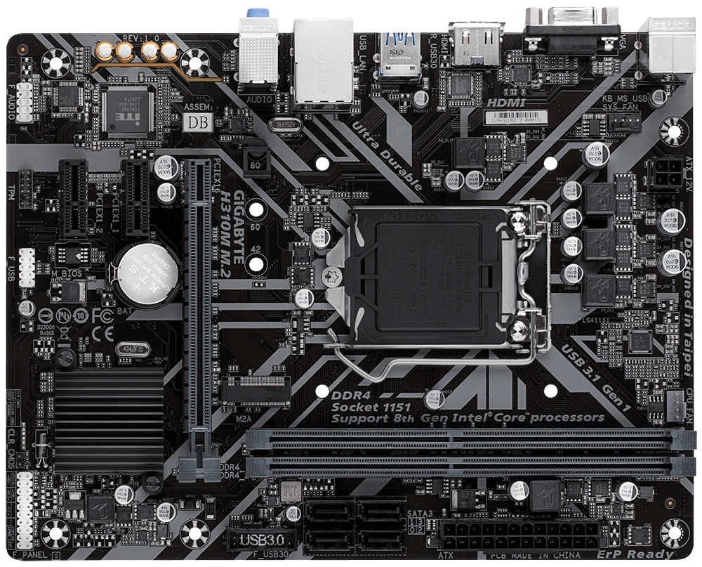 GIGABYTE H310M M.2 (rev. 1.0) – image 2