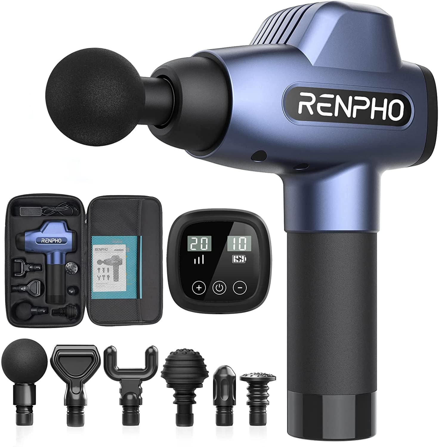 Renpho C3 massager Universal Blue