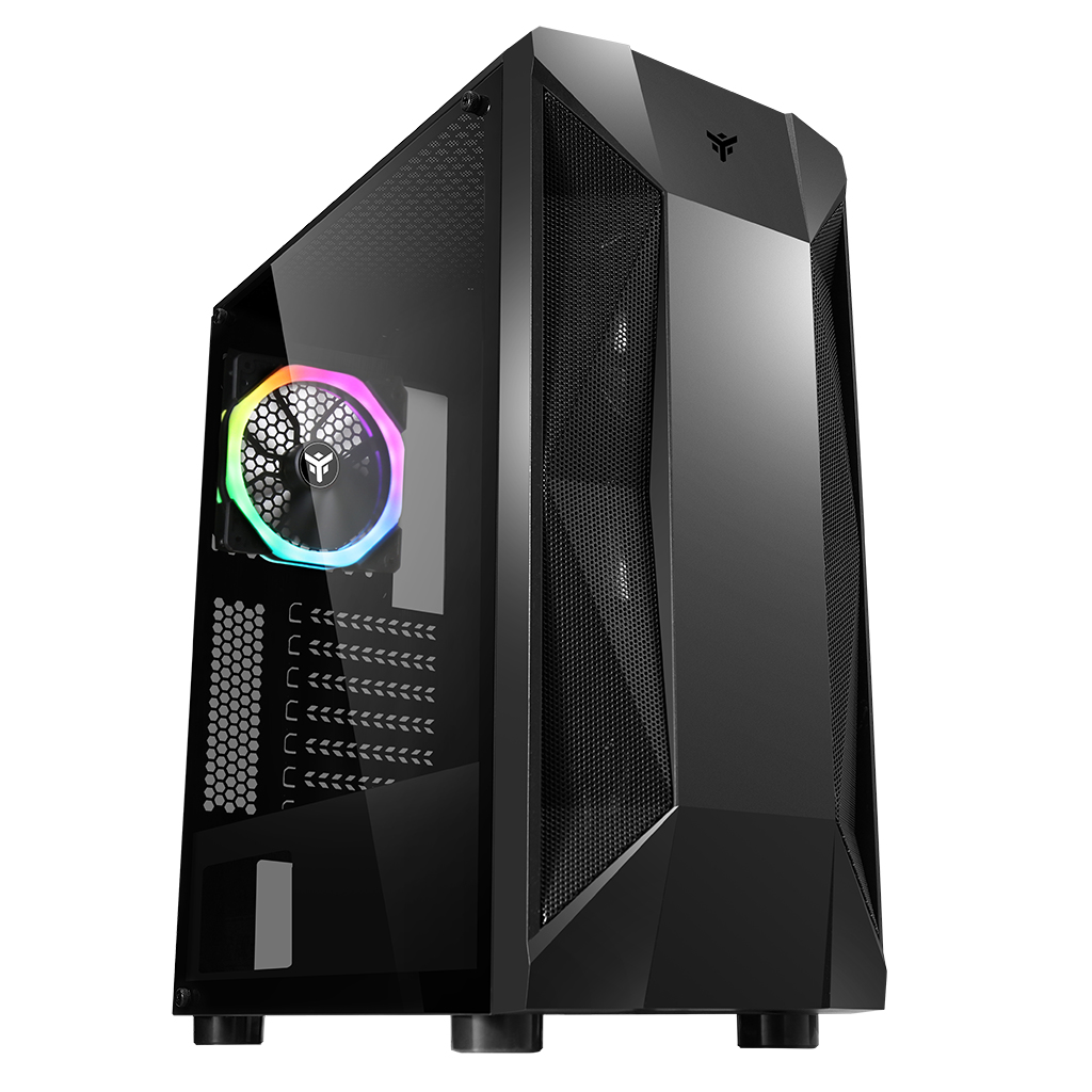 itek ROCK EVO Midi Tower Black image 1