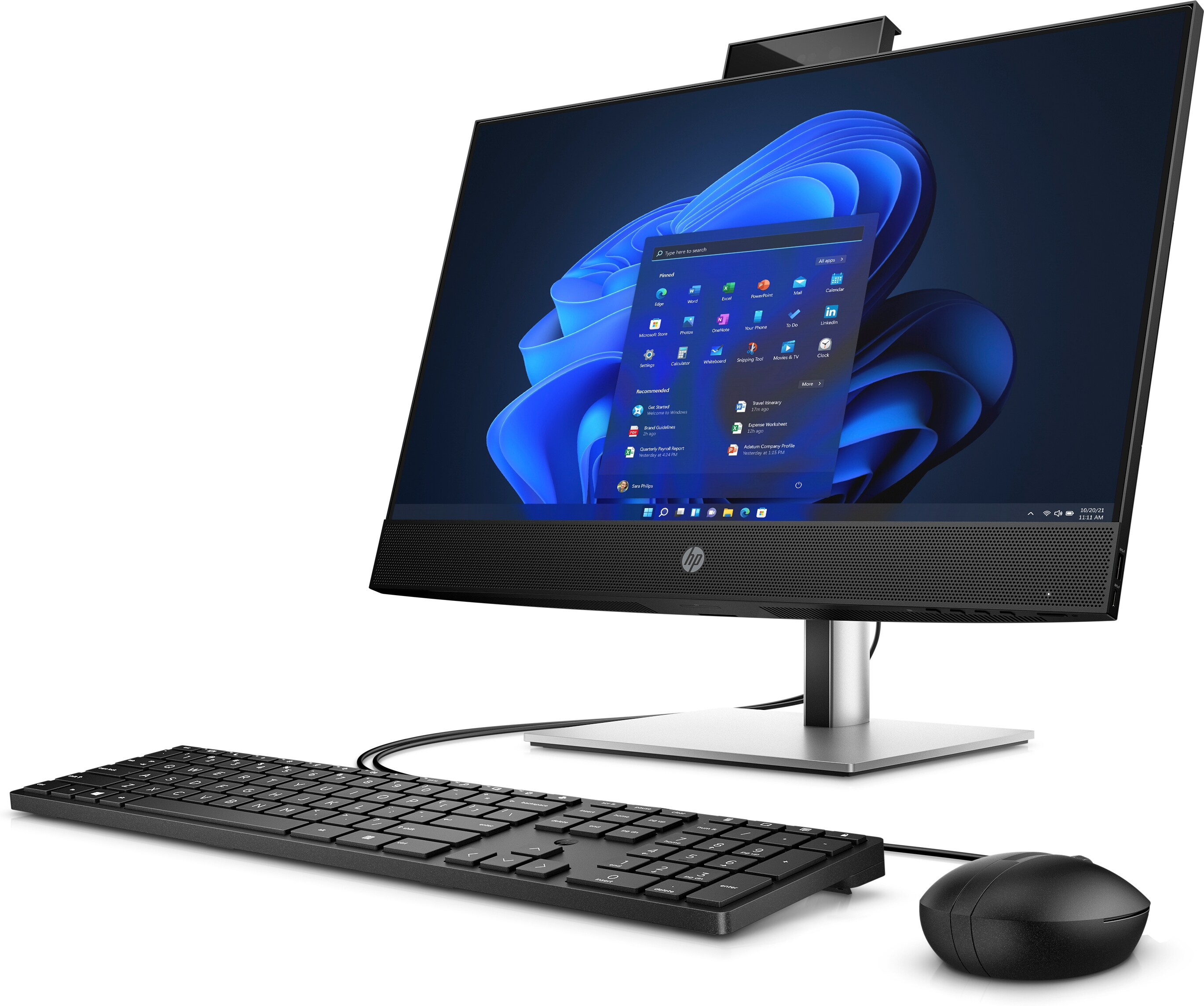 HP ProOne 440 G9 Intel® Core™ i5 i5-12500T 60.5 cm (23.8″) 1920 x 1080 pixels All-in-One PC 8 GB DDR4-SDRAM 512 GB SSD Windows 11 Pro Wi-Fi 6 (802.11ax) Black image 2