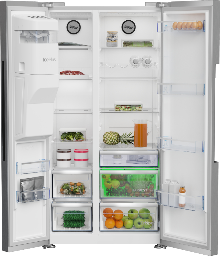 Beko GN162341PTCHN side-by-side refrigerator Freestanding – image 3