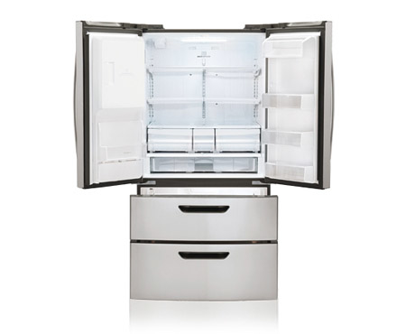LG GRL2188EP side-by-side refrigerator Freestanding Platinum – image 2