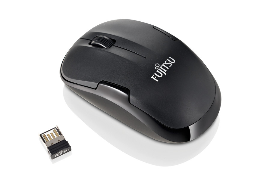 Fujitsu WI200 mouse Office Ambidextrous RF Wireless Optical 1000 DPI